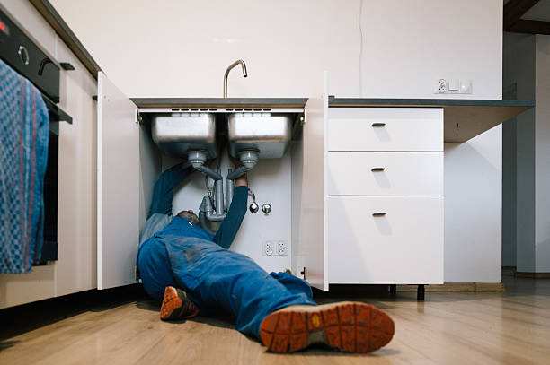 Professional Drain Cleaning technician working in Rockwood, MI